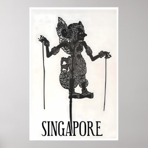 Singapore Art Asia Travel Poster Singapore