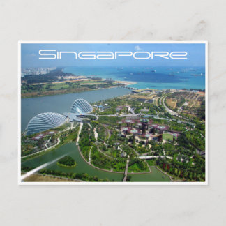 singapore bay gardens postcard