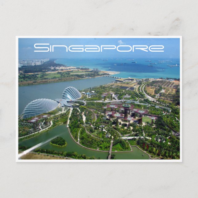 singapore bay gardens postcard (Front)