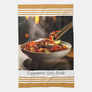 Singapore Chilli Crab Kitchen Towel