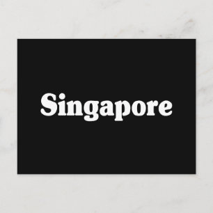 Singapore Classic Style Postcard