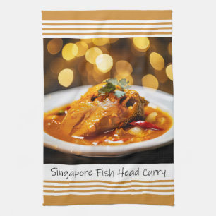 Singapore Fish Head Curry Kitchen Towel