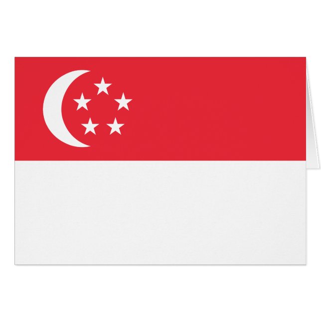 Singapore Flag (Front Horizontal)