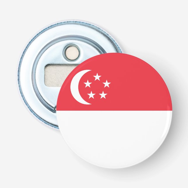 Singapore Flag Bottle Opener (Front)