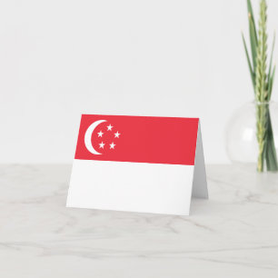 Singapore Flag Card