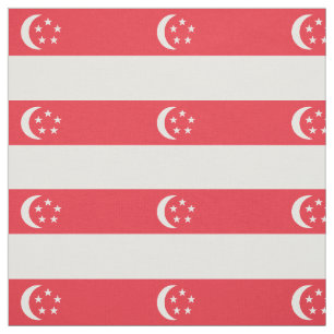 Singapore Flag Fabric