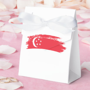 Singapore flag favour box