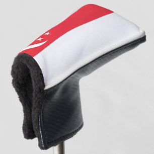 Singapore Flag Golf Head Cover