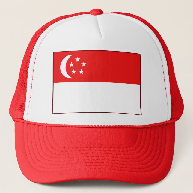 Singapore Flag Hat (Front)