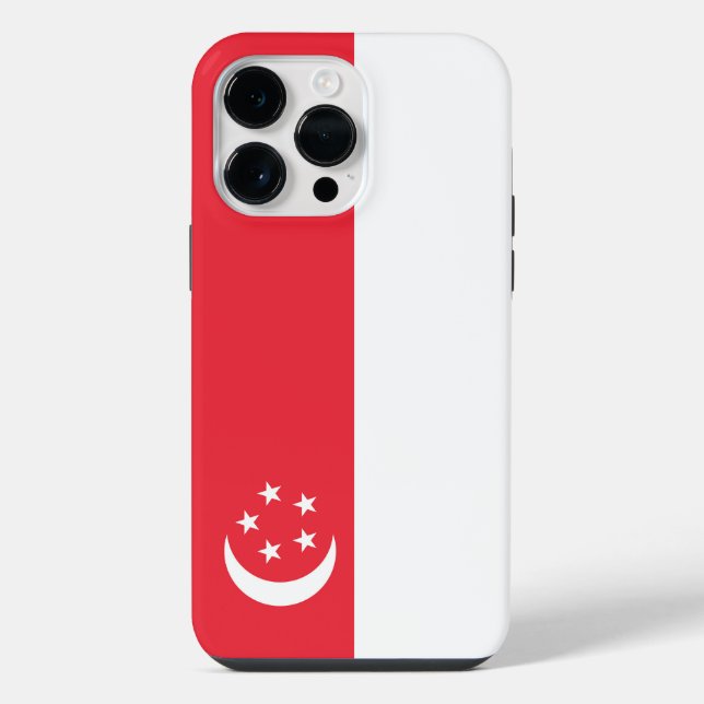 Singapore flag iPhone case (Back)