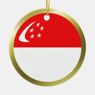 Singapore Flag Ornament