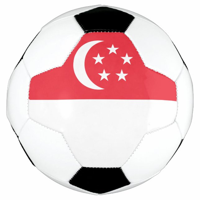 Singapore Flag Soccer Ball (Front)