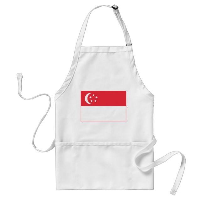 Singapore Flag Standard Apron (Front)