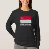 Singapore Flag Support Singaporean People Women M