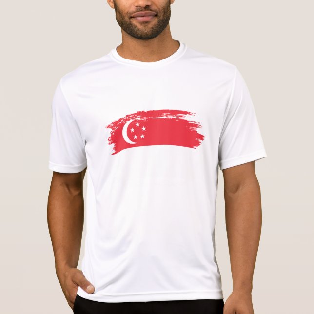 Singapore flag T-Shirt (Front)