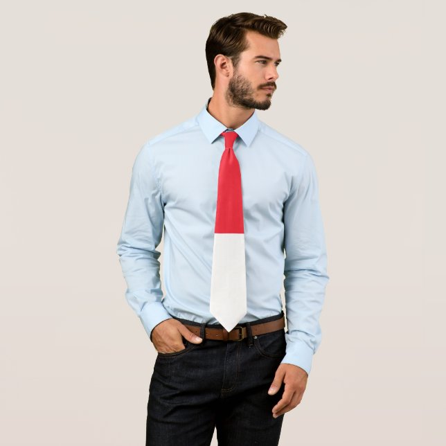 Singapore flag tie (In Situ)
