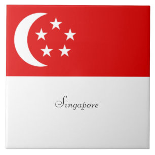 Singapore Flag Tile