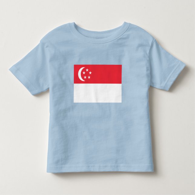 Singapore Flag Toddler T-Shirt (Front)