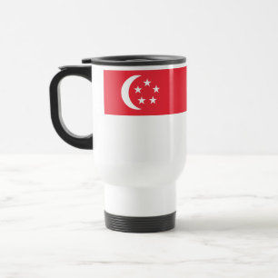 Singapore Flag Travel Mug
