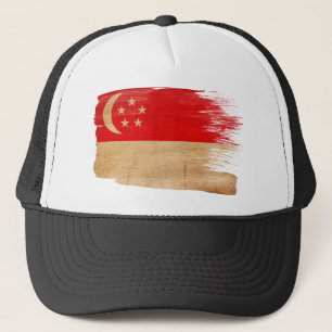 Singapore Flag Trucker Hat