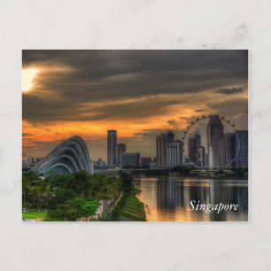 Singapore Goldenhour Postcard