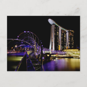 Singapore Helix Bridge Postcard