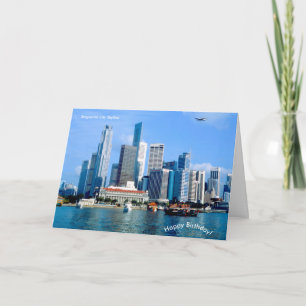 Singapore image for Birthday greeting card