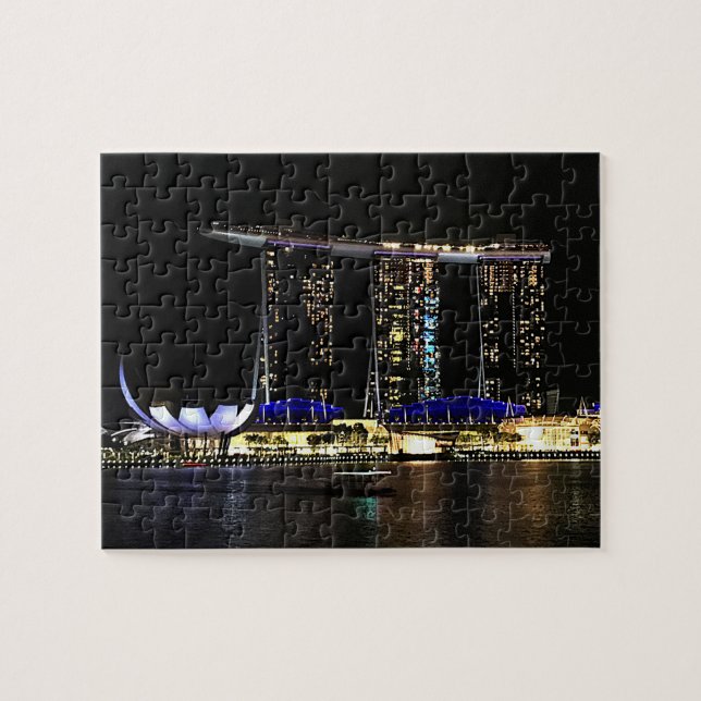 Singapore Marina Bay Sands #1-2 Jigsaw Puzzle (Horizontal)