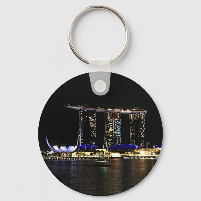 Singapore Marina Bay Sands #1 Keychain (Front)