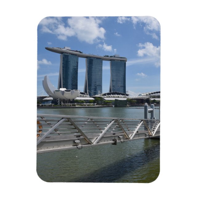 Singapore (Marina Bay Sands) Magnet (Vertical)
