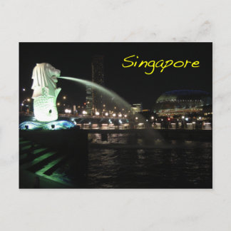 Singapore Merlion Postcard