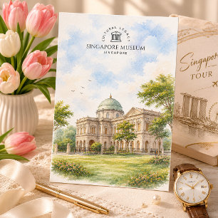 Singapore Museum Popolar City Destination Travel Postcard