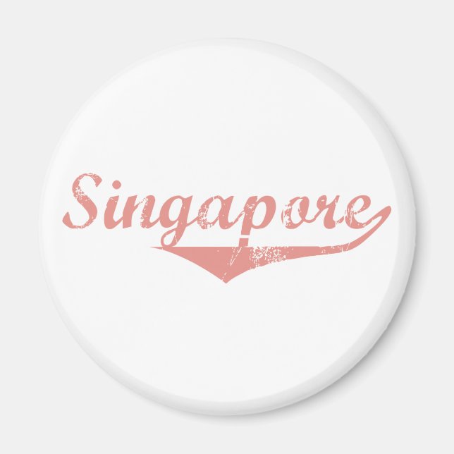 Singapore Revolution Style Magnet (Front)