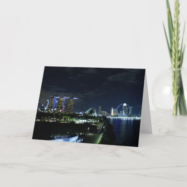 Singapore Skyline Card (Front)