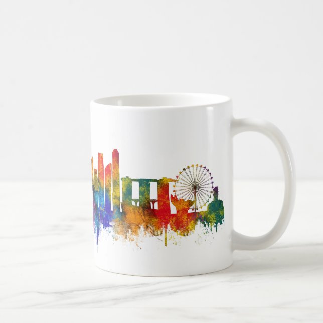 Singapore Skyline Coffee Mug (Right)