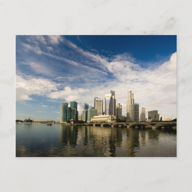 Singapore skyline postcard (Front)