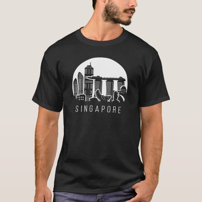Singapore Skyline T-Shirt (Front)