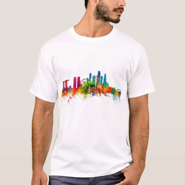 Singapore Skyline T-Shirt (Front)