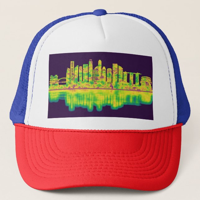 Singapore Skyline Trucker Hat (Front)