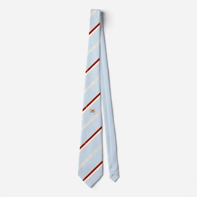 Singapore stripes flag tie (Front)