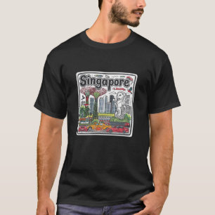 Singapore Travel Fans Gift T-Shirt