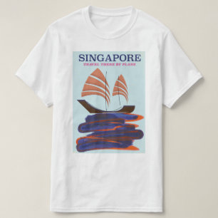 Singapore "Travel there by plane" T-Shirt