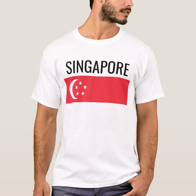 Singapore // World Country National Flag T-Shirt (Front)