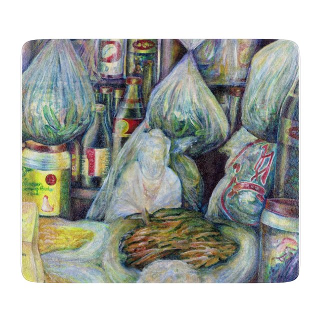 Singapore's Sundried Flavours Cutting Board (Front)