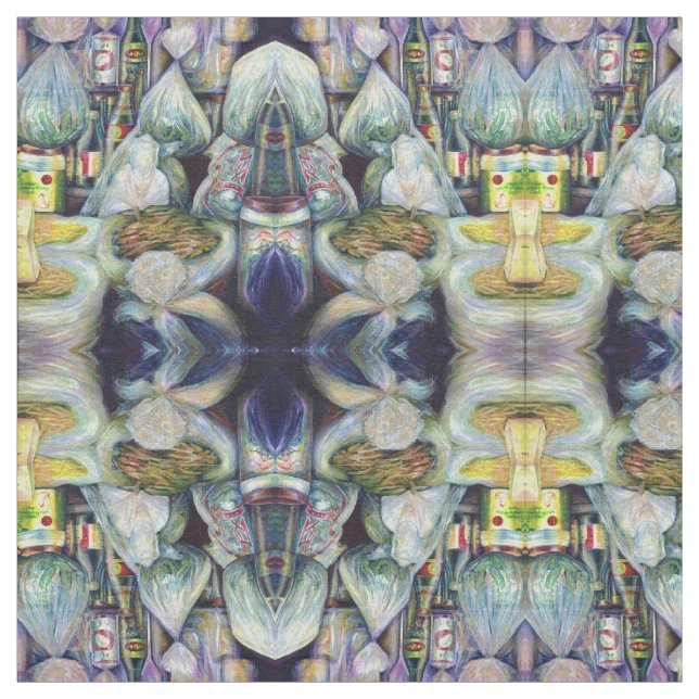 Singapore's Sundried Flavours Fabric (Swatch)