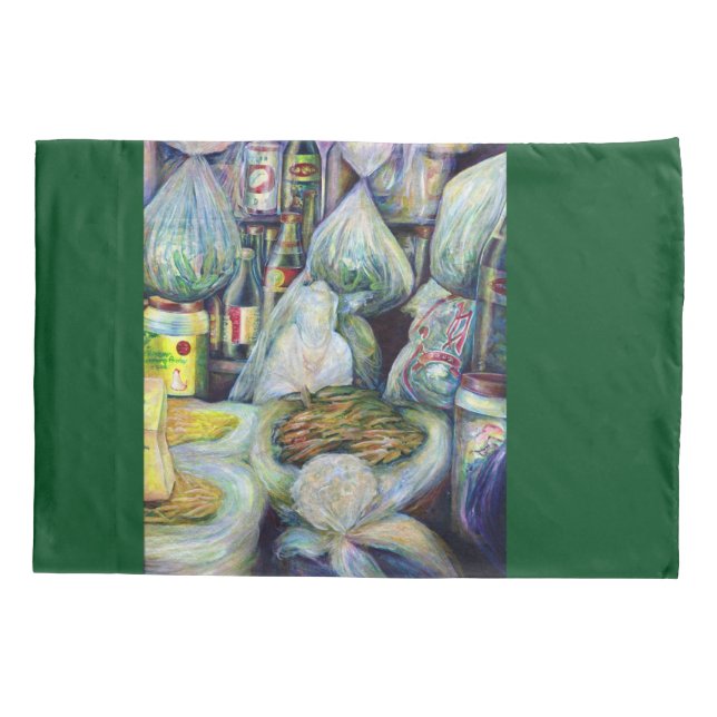 Singapore's Sundried Flavours Pillowcase (Back)