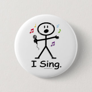 Singer 6 Cm Round Badge
