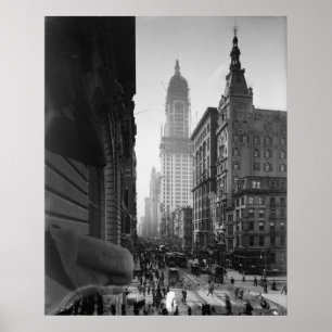 Singer Building Poster