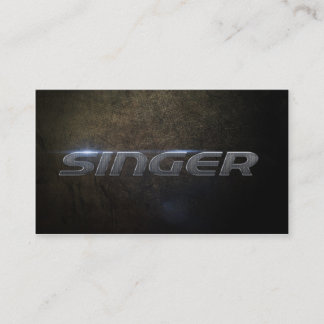 Singer Business card