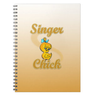 Singer Chick Spiral Notebook
